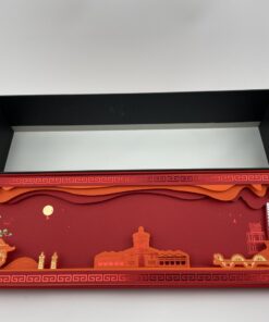 3D Paper Pop UP packaging gift box with laser cutting 6 IMG 0847