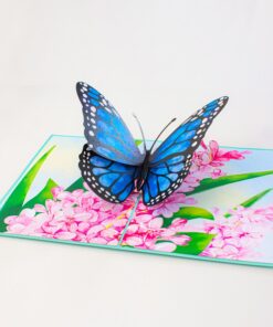 Butterfly in Flowers - Pop-up Card