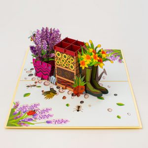 Flower floral Garden - Pop-up Card