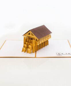 '' Green resort in Dak Lak '' - Pop - up Card