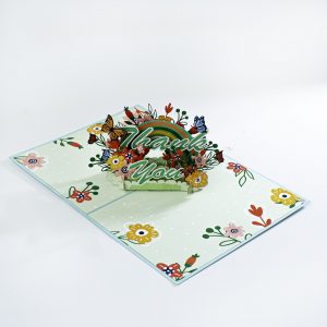 Fluttering Thanks Pop-Up