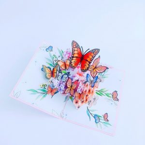 Butterfly Garden Pop Up Card