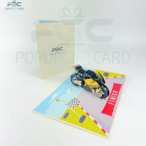 Sport Motorcycle Pop Up Cards - Pop up Gift Card 4 n