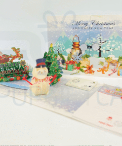Enchanted Christmas Symphony Pop-up Card