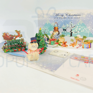 Enchanted Christmas Symphony Pop-up Card