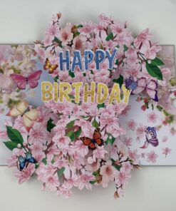 Birthday Cards, Pop up Happy Birthday Card, Birthday Gifts for Women Men Cat Lover Mom or Dad