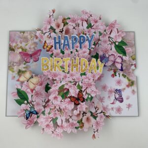 Birthday Cards, Pop up Happy Birthday Card, Birthday Gifts for Women Men Cat Lover Mom or Dad