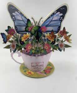 Flower Bouquet 3D Popup Greeting Card