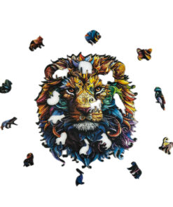 Wooden Jigsaw Puzzle - Bộ xếp hình gỗ 5mm - Sư tử - Vibrant Lion
