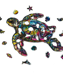 Wooden Jigsaw Puzzle - Bộ xếp hình gỗ 5mm -Rùa - Sea Turtle